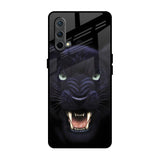 Angry Black Leopard OnePlus Nord CE Glass Back Cover Online