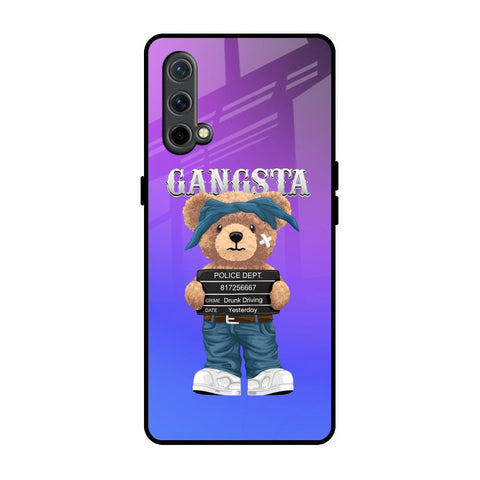 Gangsta Bear OnePlus Nord CE Glass Back Cover Online