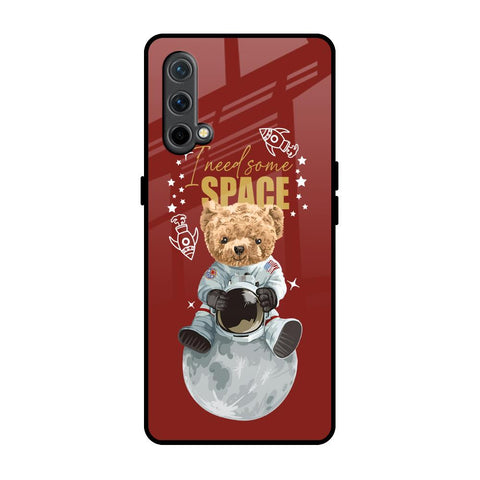 Astronaut Bear OnePlus Nord CE Glass Back Cover Online