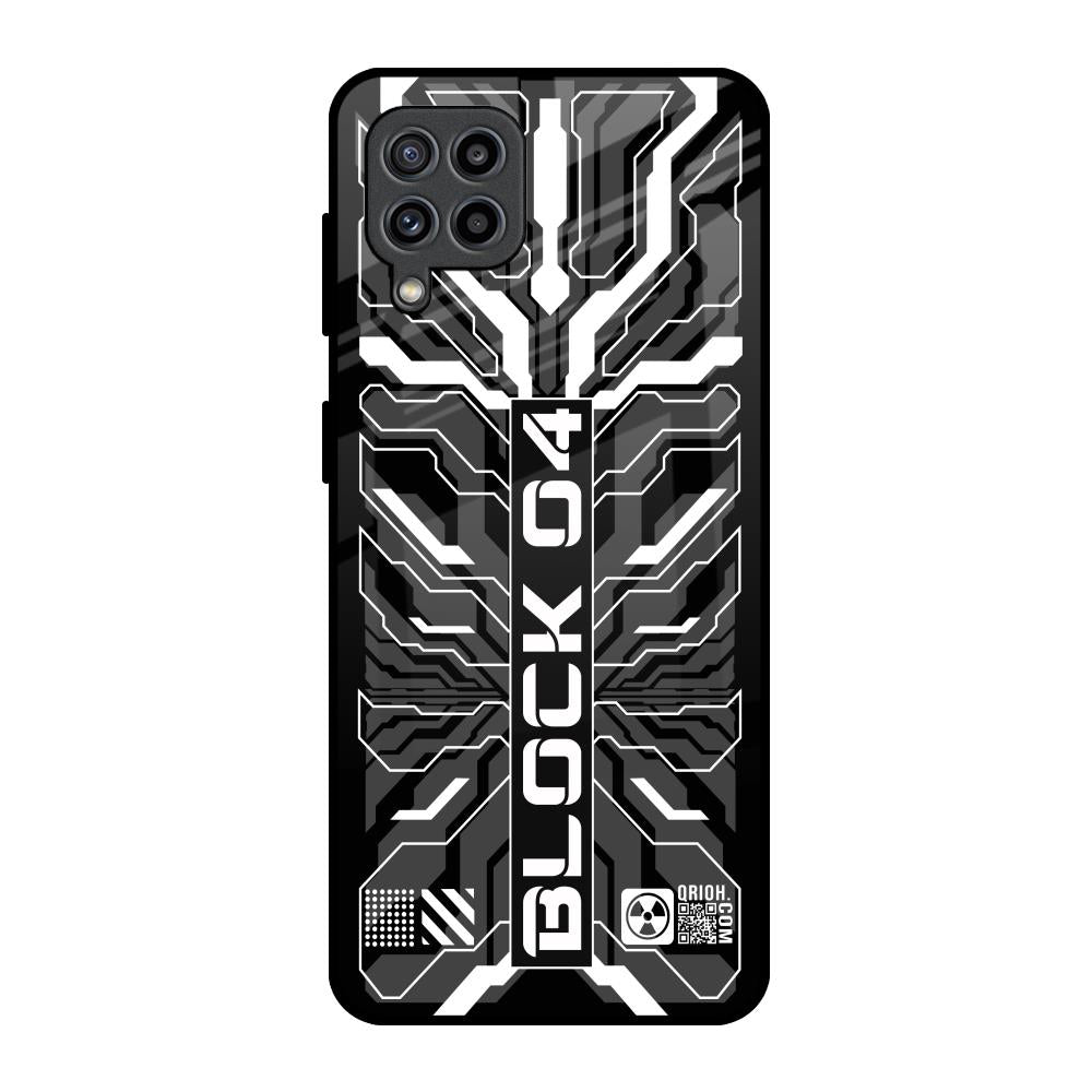 Monochrome Magic Samsung Galaxy M32 Glass Back Cover Online