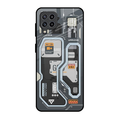 Retro Futuristic Samsung Galaxy M32 Glass Back Cover Online