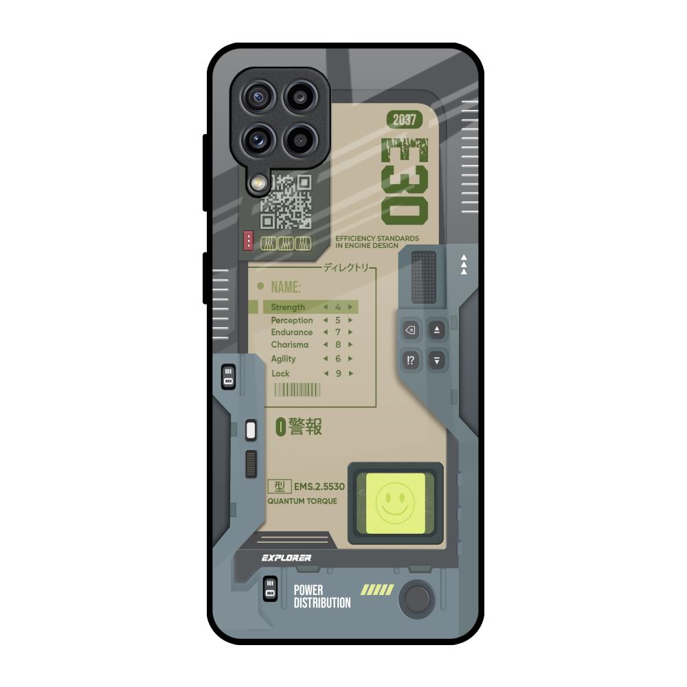 Art Station Samsung Galaxy M32 Glass Back Cover Online
