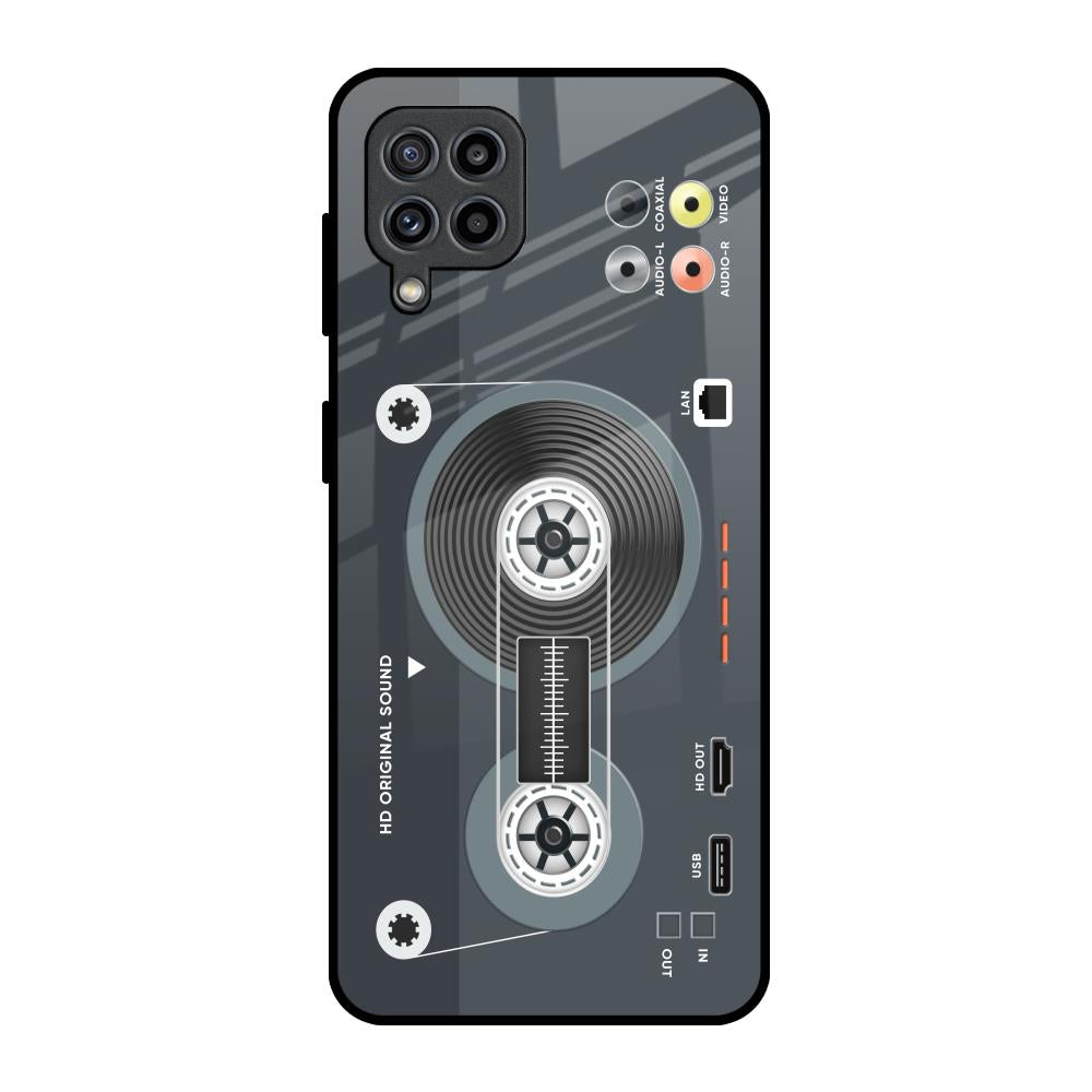 Retro Recorder Samsung Galaxy M32 Glass Back Cover Online
