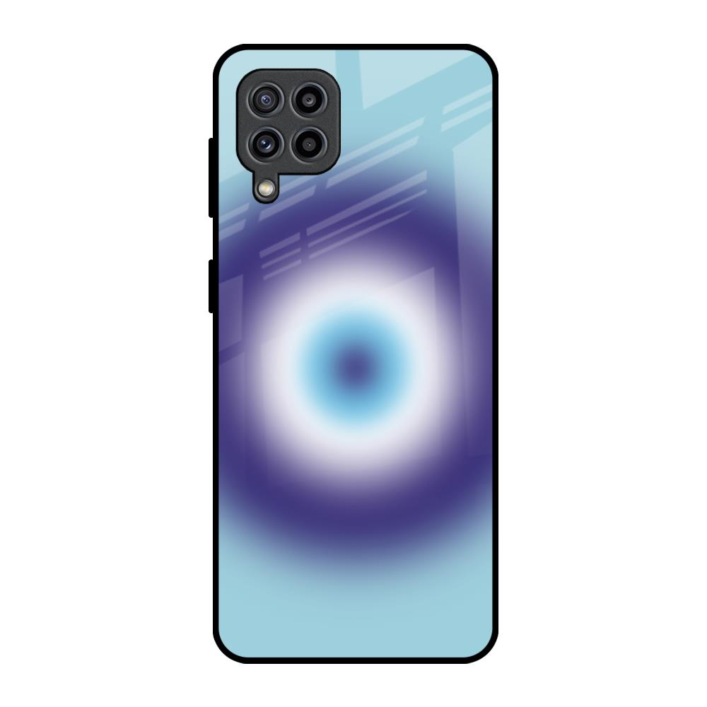 Evil Eye Art Samsung Galaxy M32 Glass Back Cover Online
