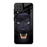 Angry Black Leopard Samsung Galaxy M32 Glass Back Cover Online
