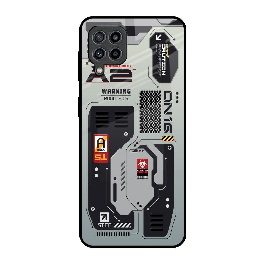 Techno Vibes Samsung Galaxy M32 Glass Back Cover Online