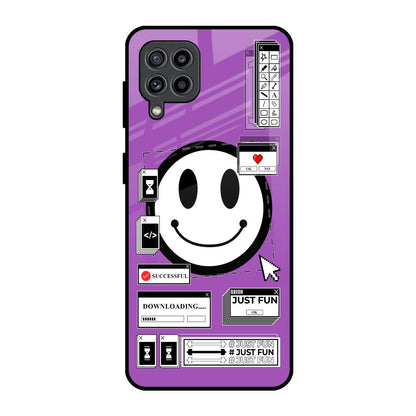 Code with Smile Samsung Galaxy M32 Glass Back Cover Online