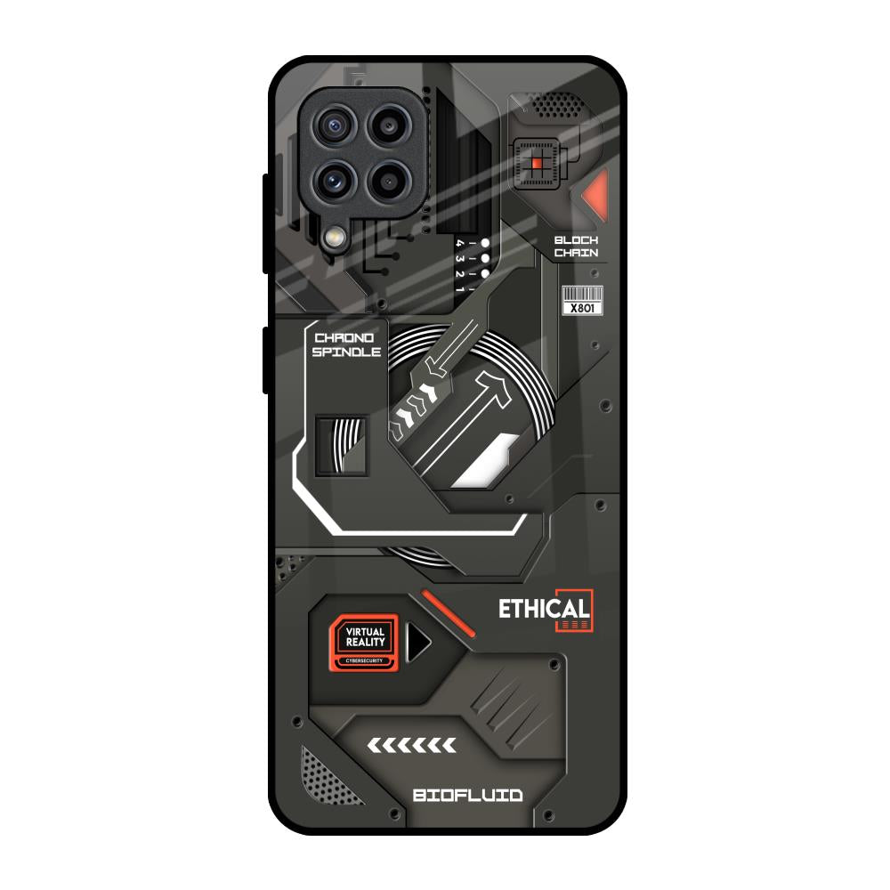 Tech Aesthetics Samsung Galaxy M32 Glass Back Cover Online