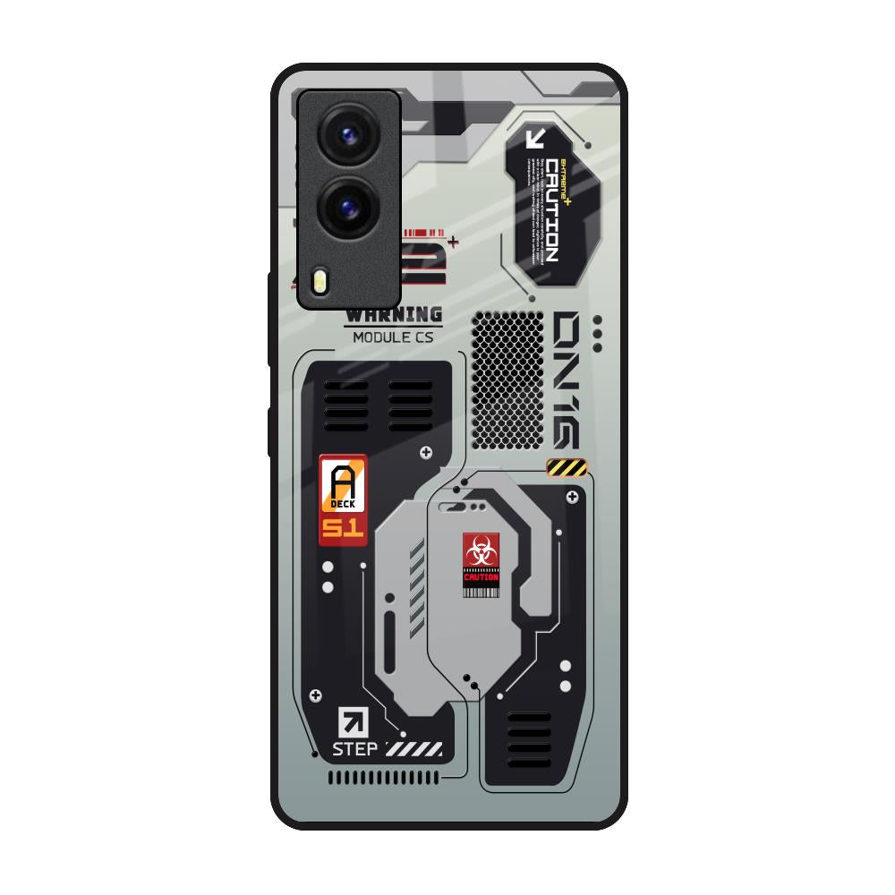 Techno Vibes Vivo V21e Glass Back Cover Online
