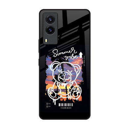 Summer Vibe Vivo V21e Glass Back Cover Online