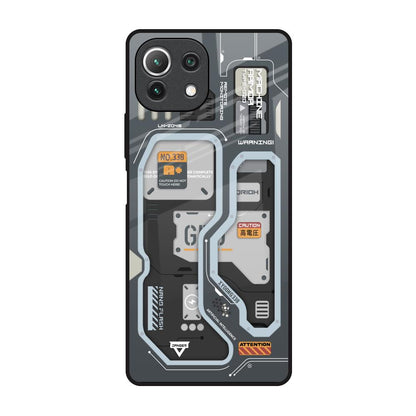 Retro Futuristic Mi 11 Lite Glass Back Cover Online