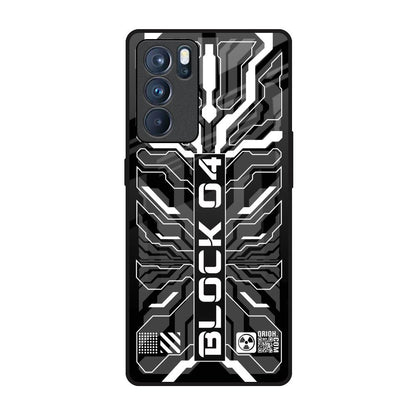Monochrome Magic Oppo Reno6 Pro Glass Back Cover Online