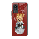 Astronaut Bear Vivo X60 PRO Glass Back Cover Online
