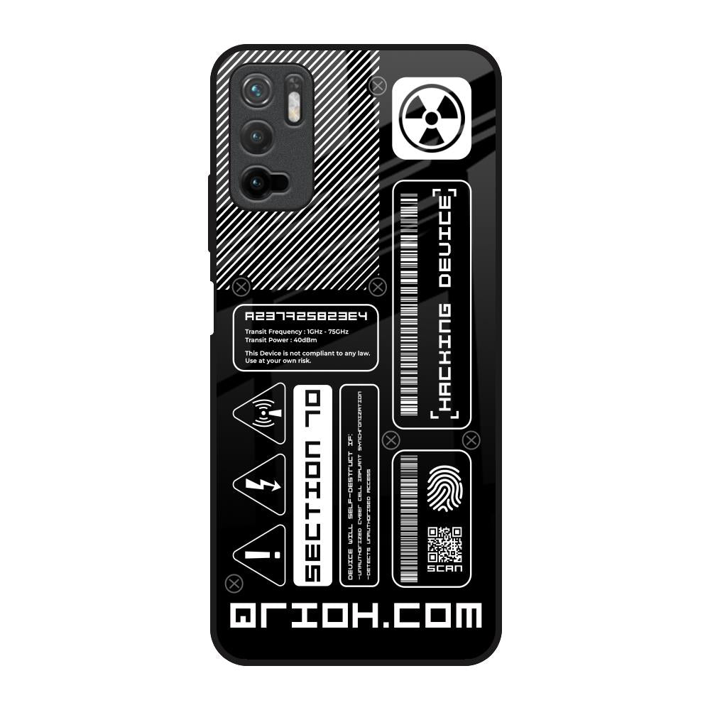 Futuristic Art Redmi Note 10T 5G Glass Back Cover Online