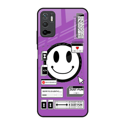 Code with Smile Redmi Note 10T 5G Glass Back Cover Online