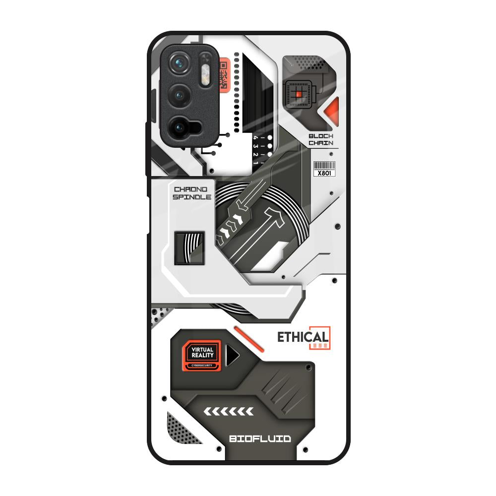 Explore Circuit Redmi Note 10T 5G Glass Back Cover Online