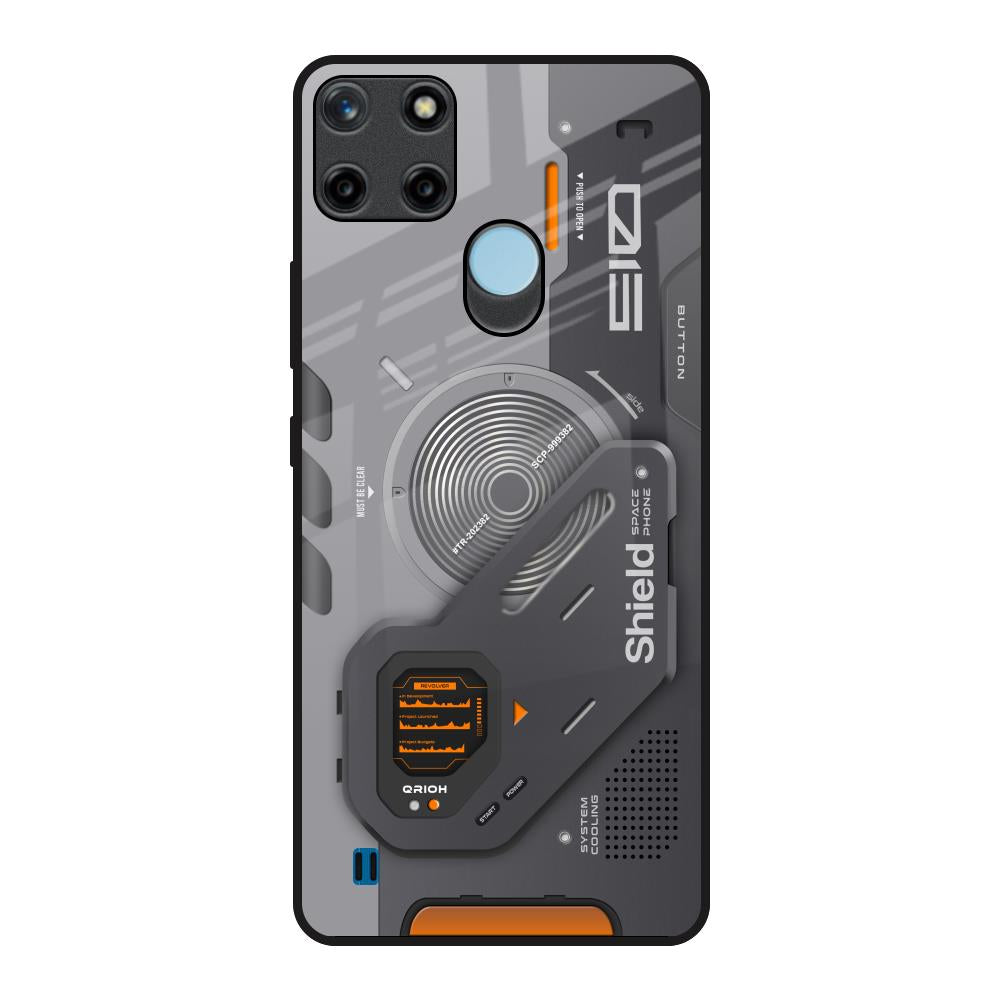 Tech Lifestyle Realme C21Y Glass Back Cover Online
