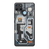 Retro Futuristic Realme C21Y Glass Back Cover Online