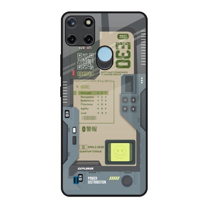 Art Station Realme C21Y Glass Back Cover Online