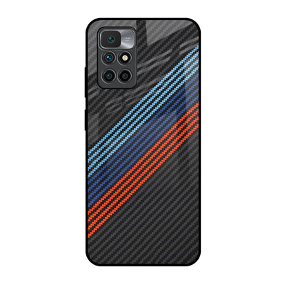 Carbon Inspired Redmi 10 Prime Glass Back Cover Online