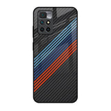 Carbon Inspired Redmi 10 Prime Glass Back Cover Online