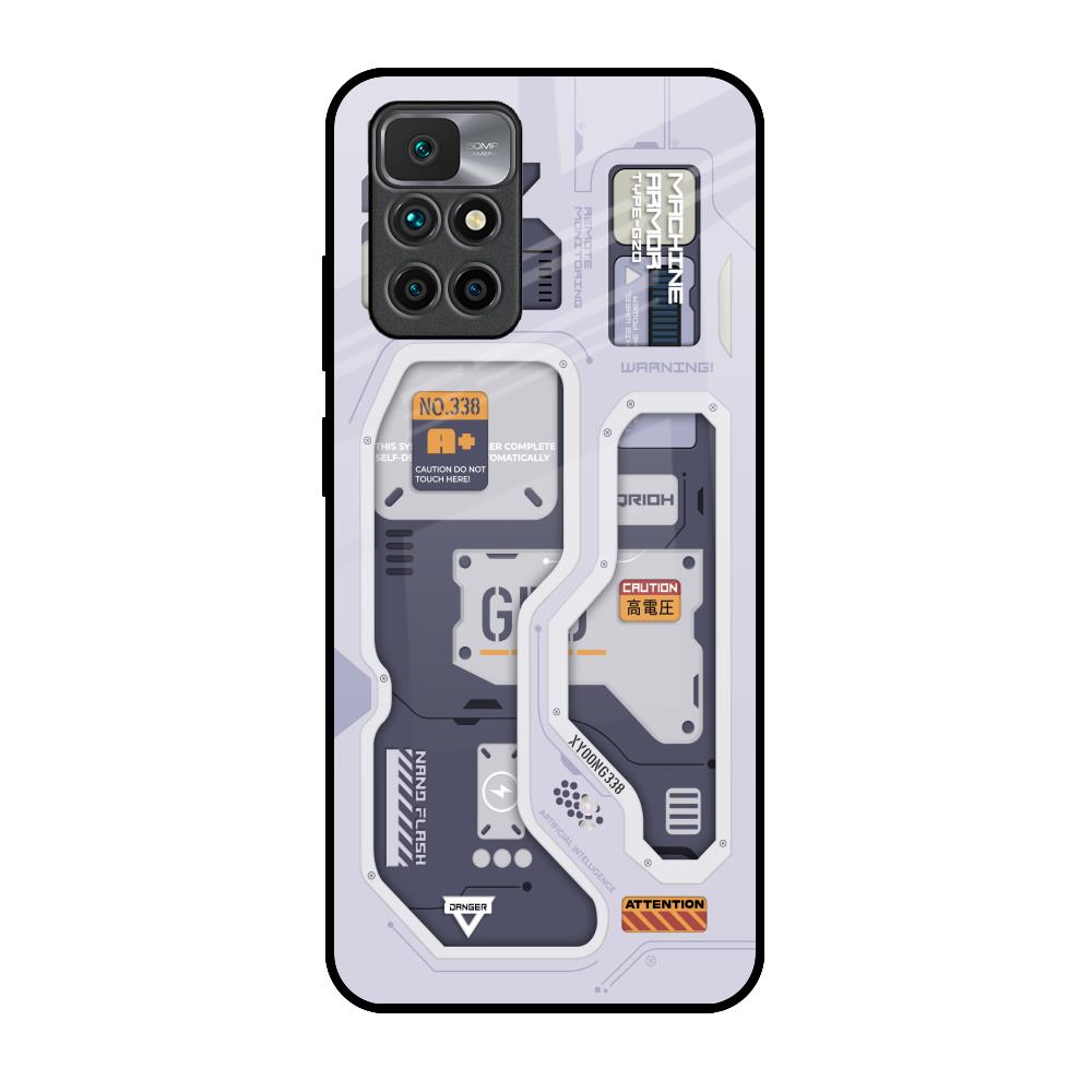 Tech Savvy Redmi 10 Prime Glass Back Cover Online