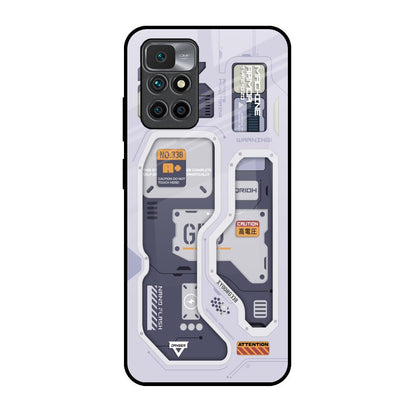 Tech Savvy Redmi 10 Prime Glass Back Cover Online