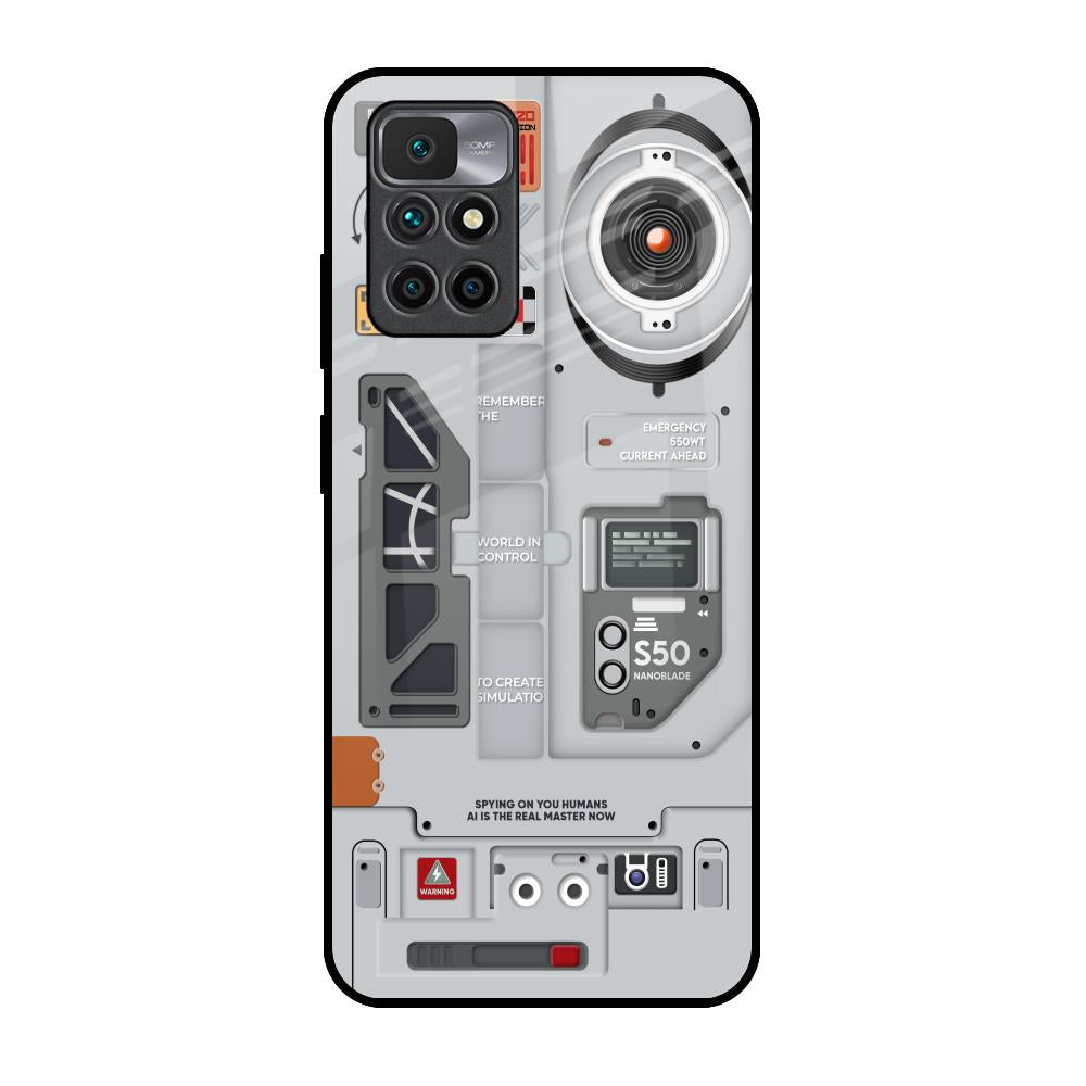 Plasma Shield Redmi 10 Prime Glass Back Cover Online