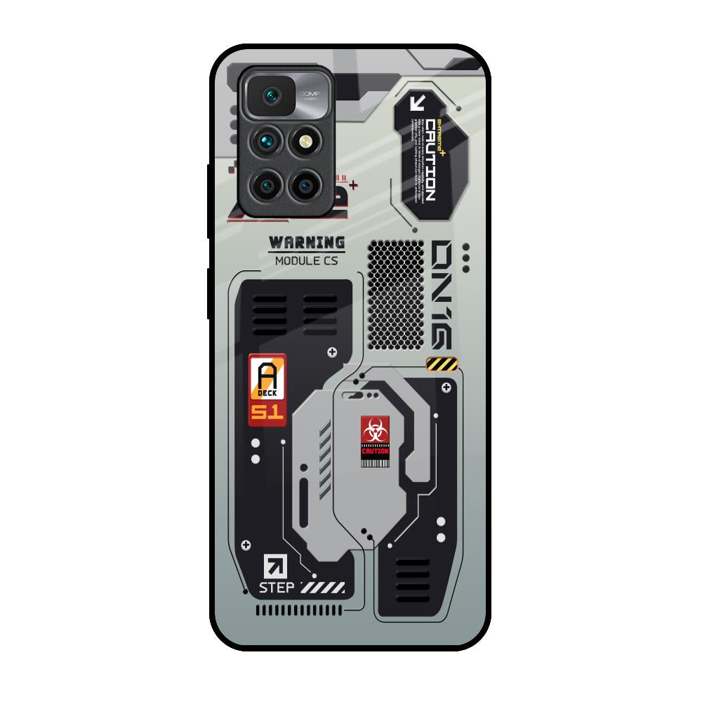 Techno Vibes Redmi 10 Prime Glass Back Cover Online
