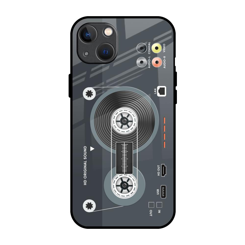 Retro Recorder iPhone 13 Glass Back Cover Online