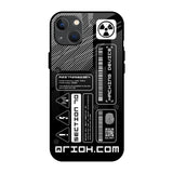 Futuristic Art iPhone 13 mini Glass Back Cover Online