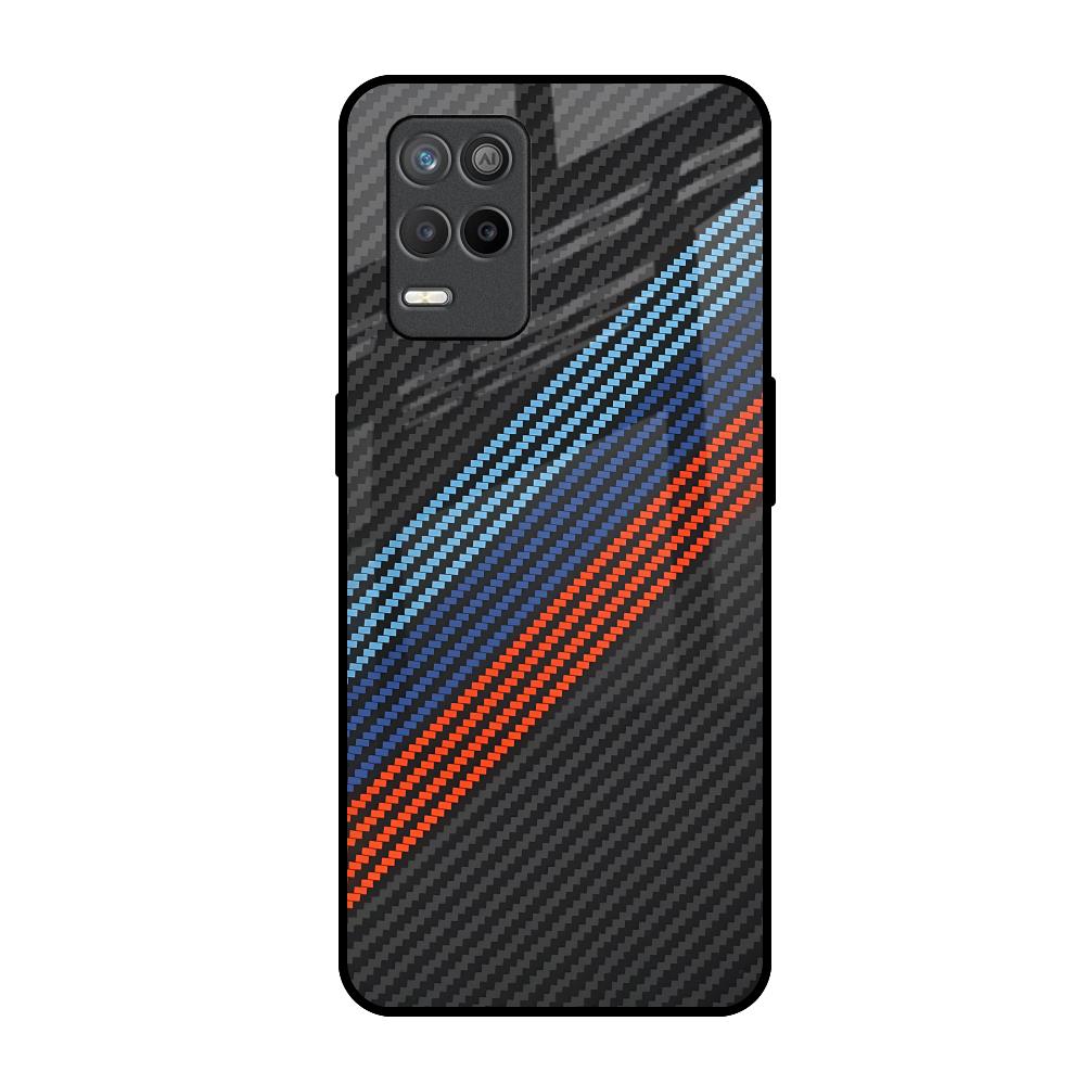 Carbon Inspired Realme 8s 5G Glass Back Cover Online