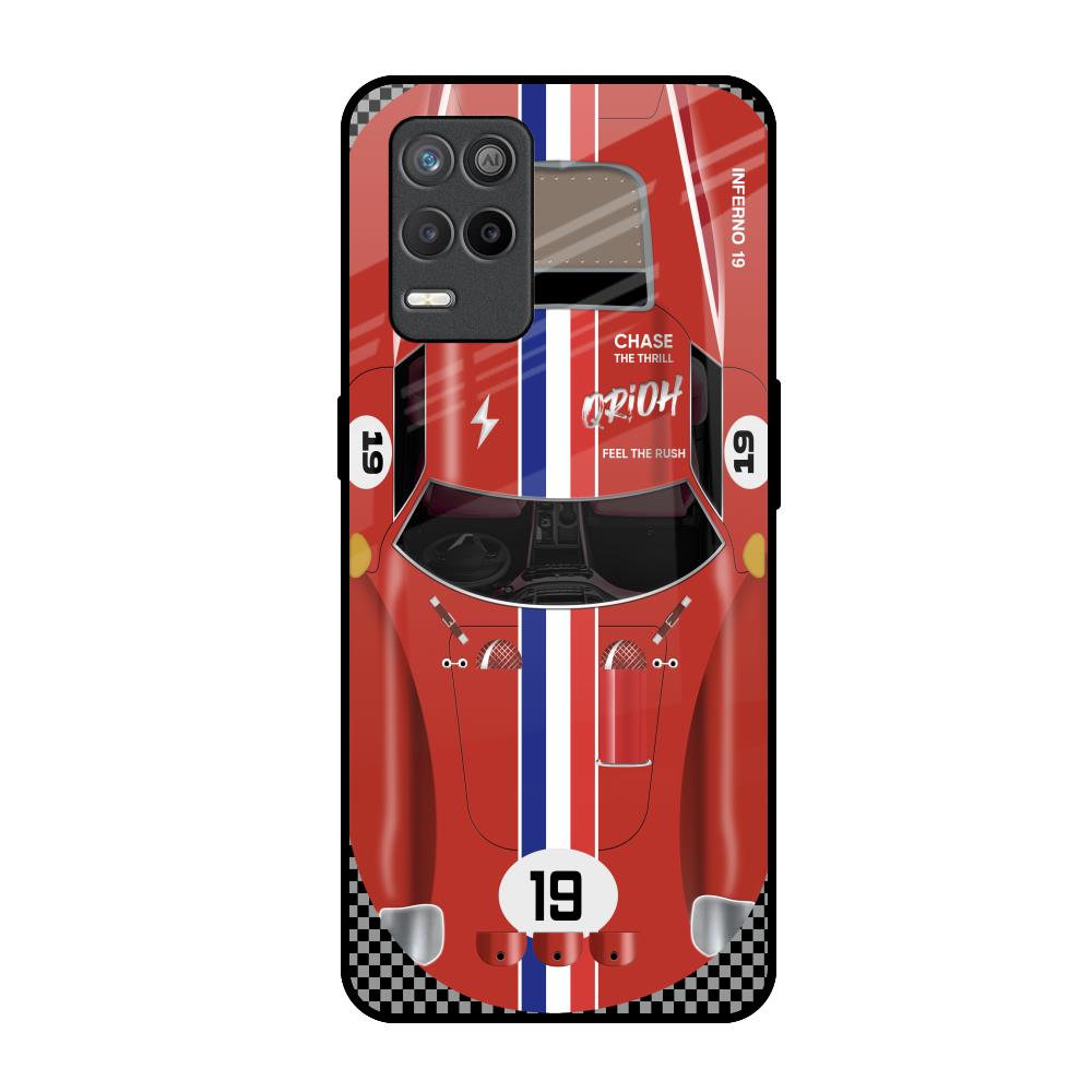 Racing Vintage Realme 8s 5G Glass Back Cover Online