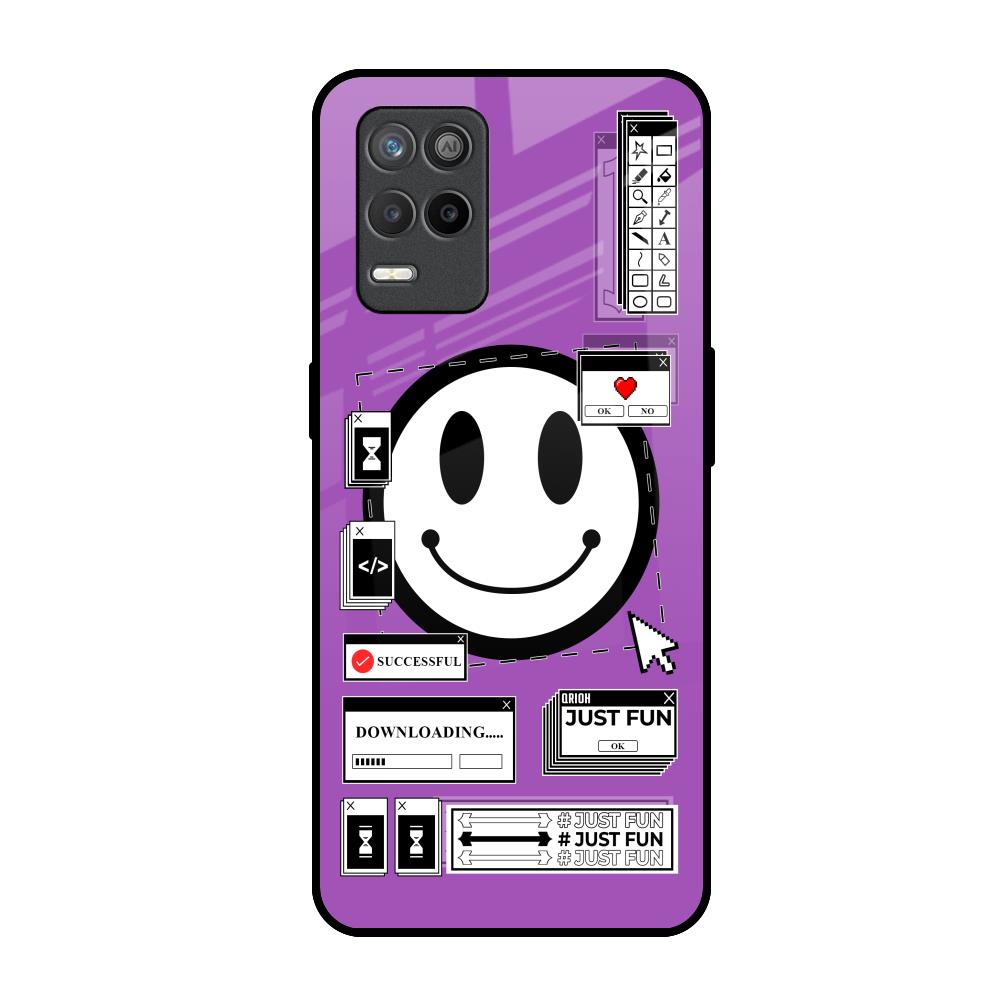 Code with Smile Realme 8s 5G Glass Back Cover Online