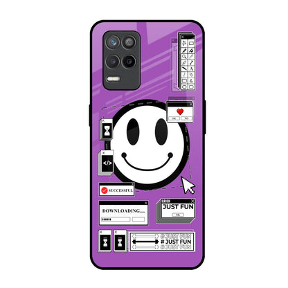Code with Smile Realme 8s 5G Glass Back Cover Online