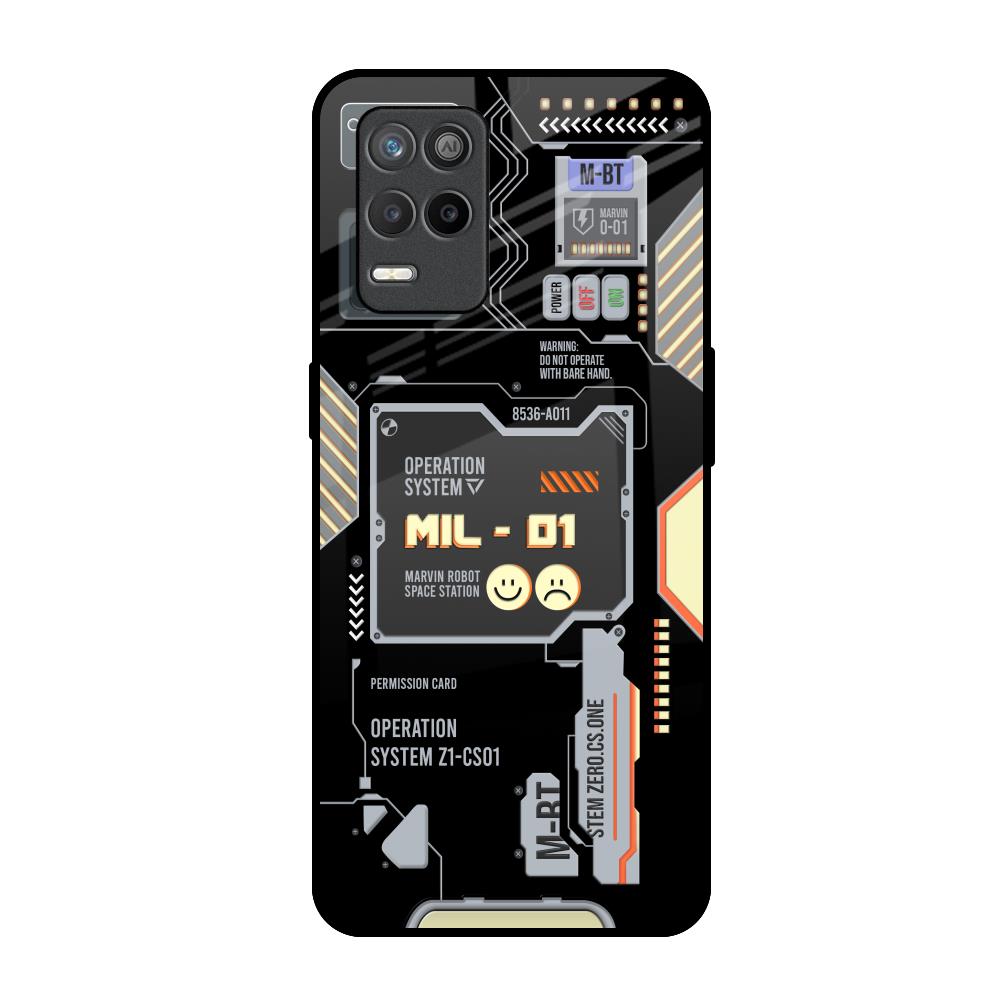 Exposed Parts Realme 8s 5G Glass Back Cover Online