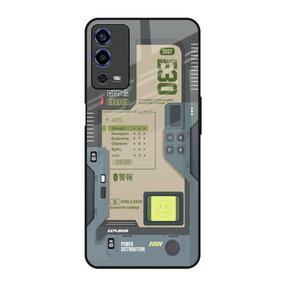 Art Station Oppo A55 Glass Back Cover Online