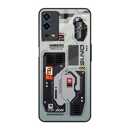 Techno Vibes Oppo A55 Glass Back Cover Online