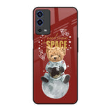 Astronaut Bear Oppo A55 Glass Back Cover Online