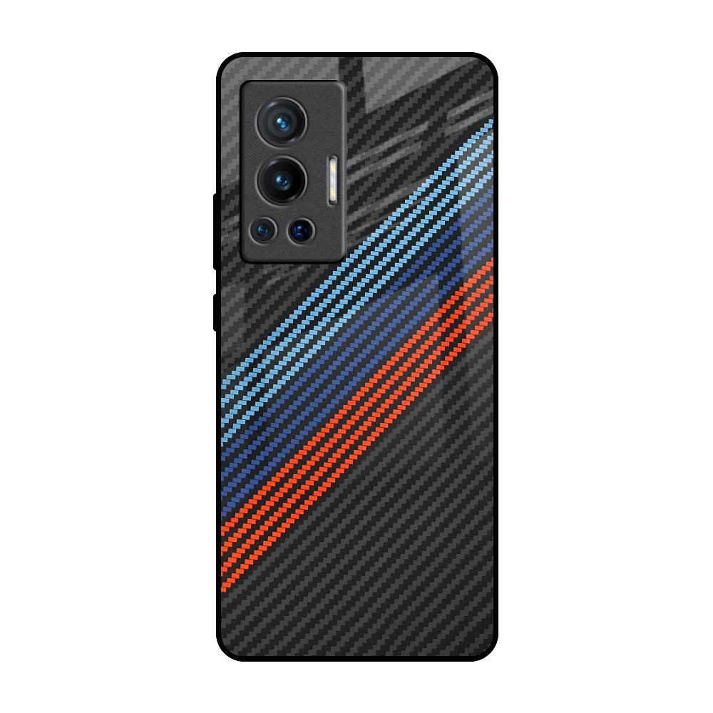 Carbon Inspired Vivo X70 Pro Glass Back Cover Online