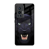 Angry Black Leopard Vivo X70 Pro Glass Back Cover Online