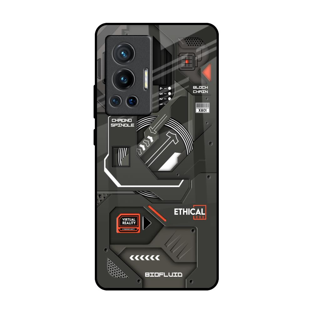 Tech Aesthetics Vivo X70 Pro Glass Back Cover Online