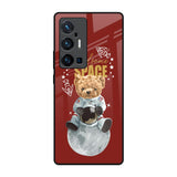 Astronaut Bear Vivo X70 Pro Plus Glass Back Cover Online