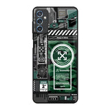 Green Camo Circuit Samsung Galaxy M52 5G Glass Back Cover Online