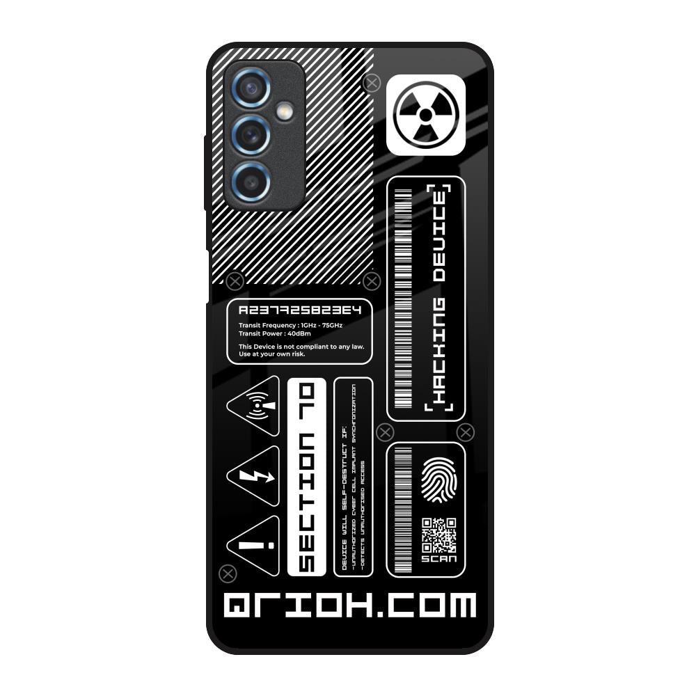 Futuristic Art Samsung Galaxy M52 5G Glass Back Cover Online