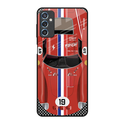Racing Vintage Samsung Galaxy M52 5G Glass Back Cover Online