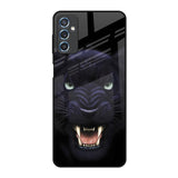 Angry Black Leopard Samsung Galaxy M52 5G Glass Back Cover Online