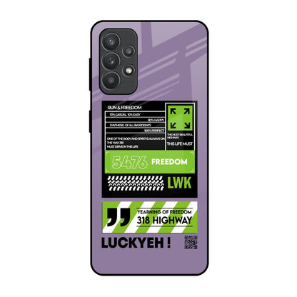 Run & Freedom Samsung Galaxy M32 5G Glass Back Cover Online