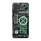 Green Camo Circuit Samsung Galaxy M32 5G Glass Back Cover Online