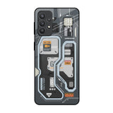 Retro Futuristic Samsung Galaxy M32 5G Glass Back Cover Online